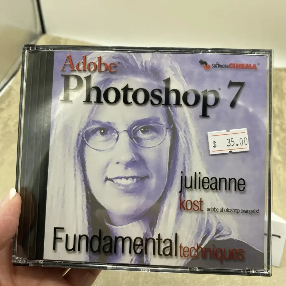 Adobe Photoshop 7 Fundamental Techniques Software - By Julieanne Kostyra-4CD’s